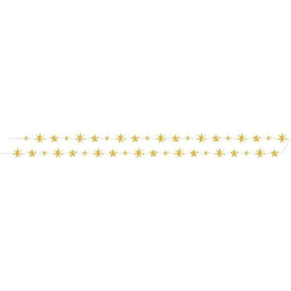 Creative Converting 360474 Starry Night Foil Stars Party Garland