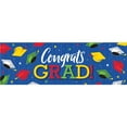 thumbnail image 1 of Creative Converting 362933 Hats Off Grad Giant Party Paper Banner, 1 of 1