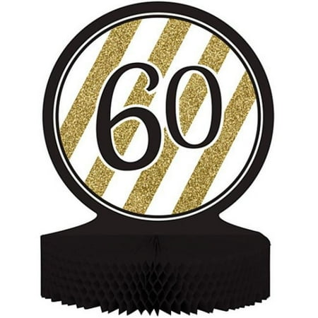 Numeral #60 Centerpiece Table Decoration