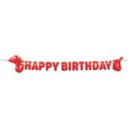 thumbnail image 1 of Creative Converting 350539 71 x 7.25 in. Party Balloon Animal Happy Birthday Banner with Ribbon, 1 of 1