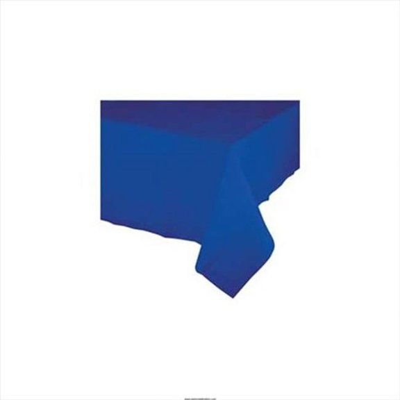 Creative Converting 723147 54 X 108 In. Cobalt Plastic Tablecover - Case of 12