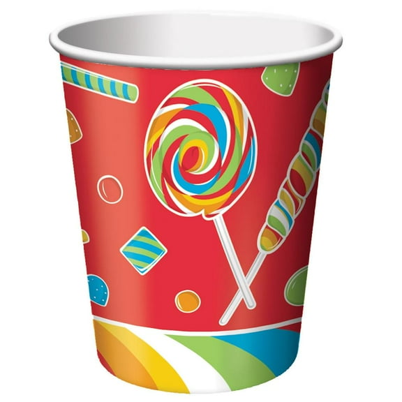 Creative Converting 8-Pack 9 Oz Cups Sugar Buzz