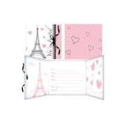 Creative Converting 895584 Party In Paris Gatefold Invitation