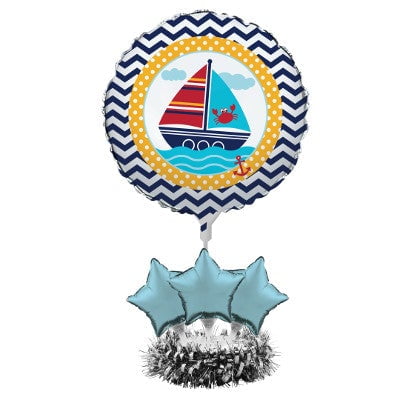 Creative Converting Ahoy Matey Balloon Paper Disposable Centerpiece Kit