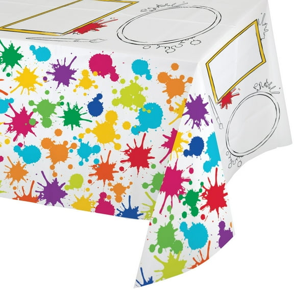 Art Party Activity Table Cover