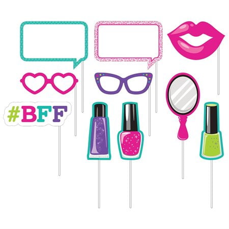 Creative Converting Assorted Colors Birthday Party Supply Sets, (10 Pieces)