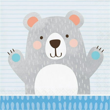 Birthday Bear Luncheon Napkin (16)