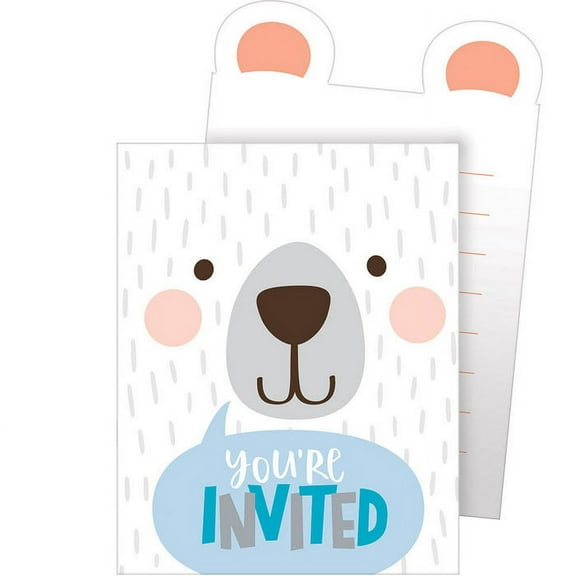 1st Birthday Bear Popup Invitation (8)