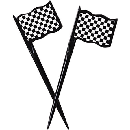 Creative Converting Black Paper Party Supply Sets, (12 Pieces)