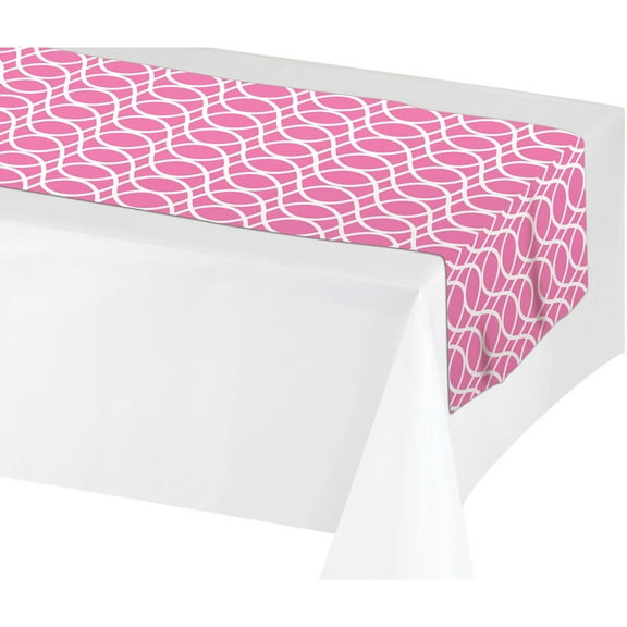 Creative Converting Candy Pink Table Runner, each