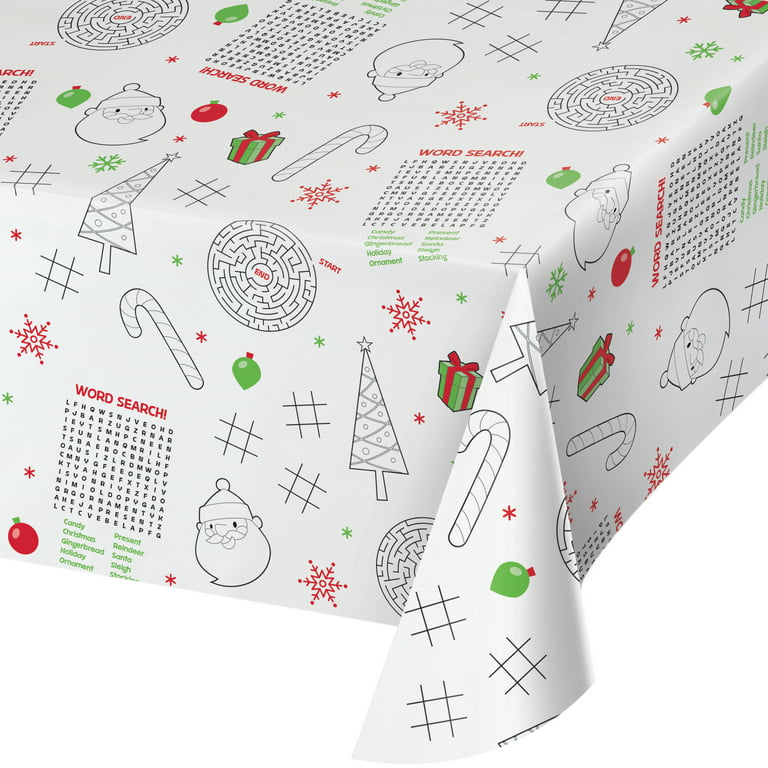 Christmas Craft: A Roll of Paper for Your Holiday Tablecloth