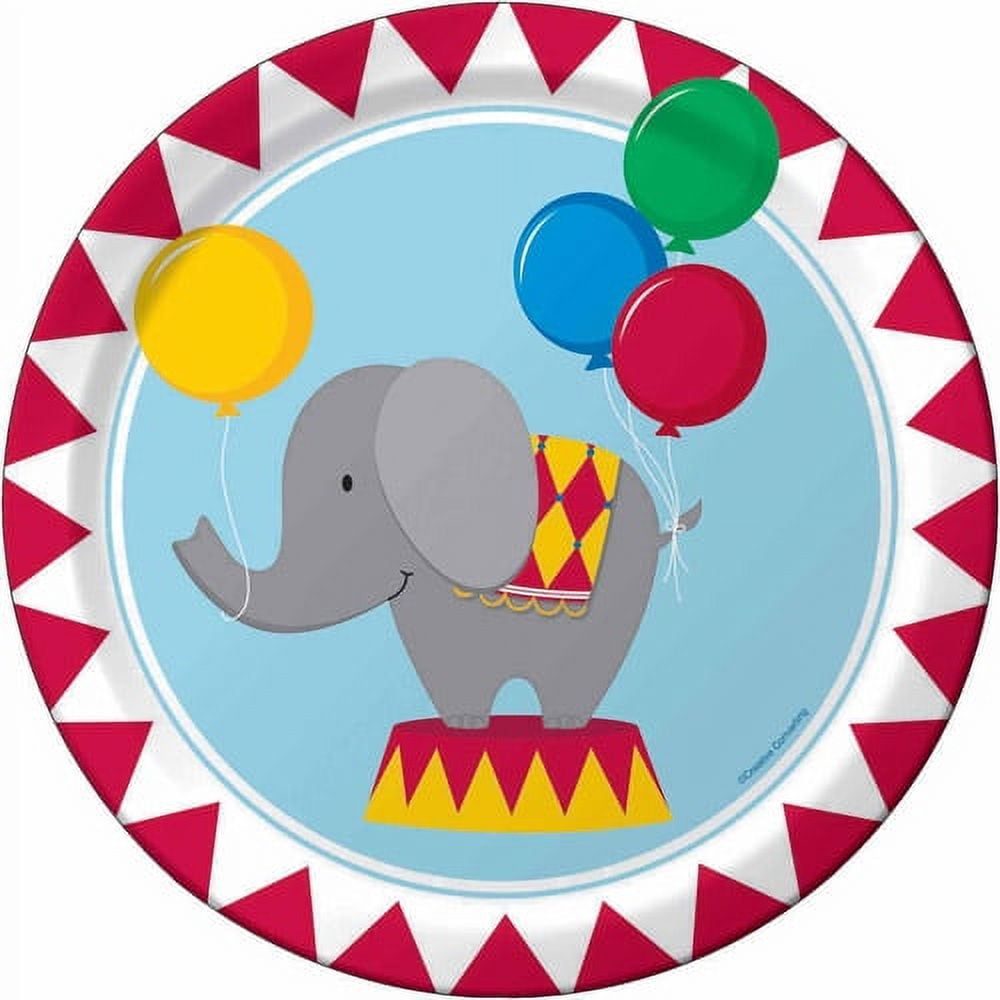 Creative Converting Circus Time! 9" Dinner Plates