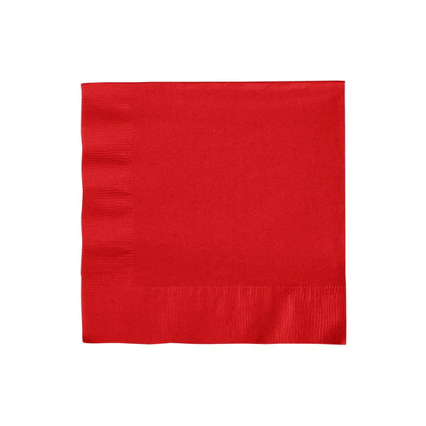 Creative Converting Classic Red 2-Ply Luncheon Napkins 50/Pack 661031B ...