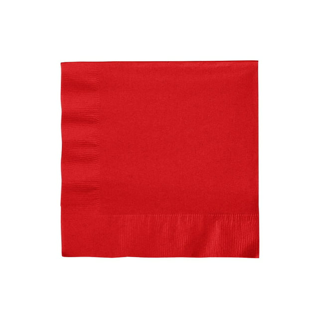 Creative Converting Classic Red 2-Ply Luncheon Napkins 50/Pack 661031B