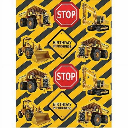Creative Converting Construction Birthday Zone Value Stickers