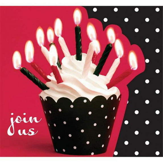 CUPCAKE BLOWOUT INVITATION