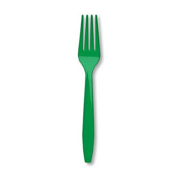 Creative Converting Emerald Green Plastic Forks, 24-Pack