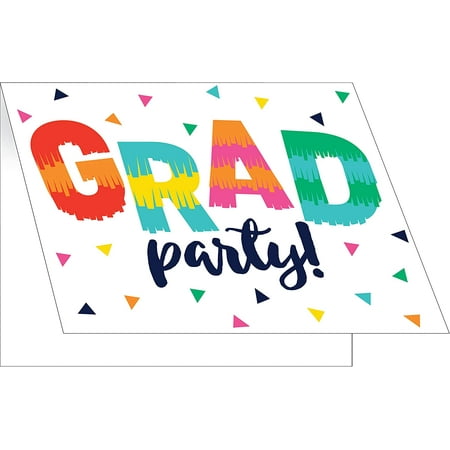 Fiesta Fun Grad Folded Invitations (8)