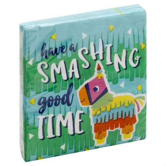 Creative Converting Fiesta Fun Paper Beverage Napkins, 16/Pkg