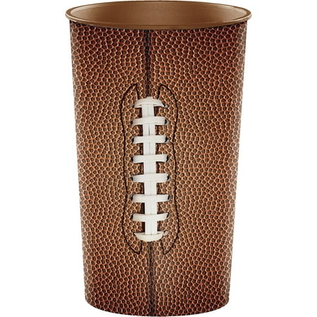 Creative Converting Football 22 oz Plastic Cups, 8 count
