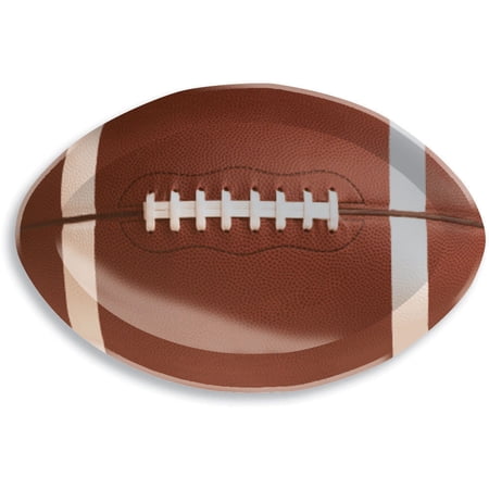 Creative Converting Football Plastic Tray, 1 pk