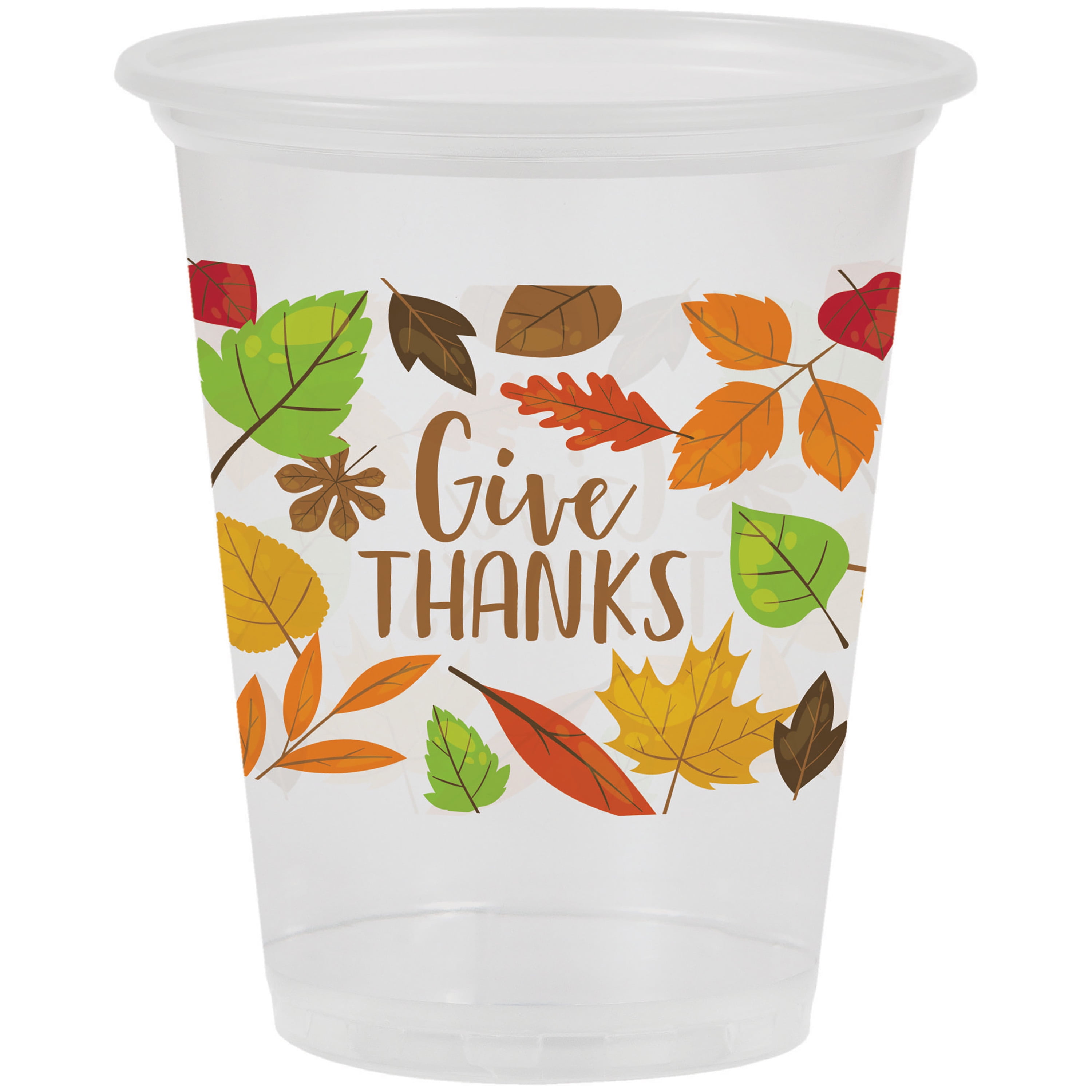 Creative Converting Give Thanks Plastic 16 oz Cups 24 Count