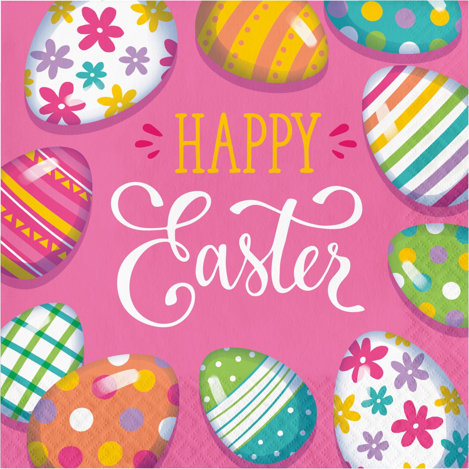 Creative Converting Happy Eggster Paper Napkins, 48 ct.