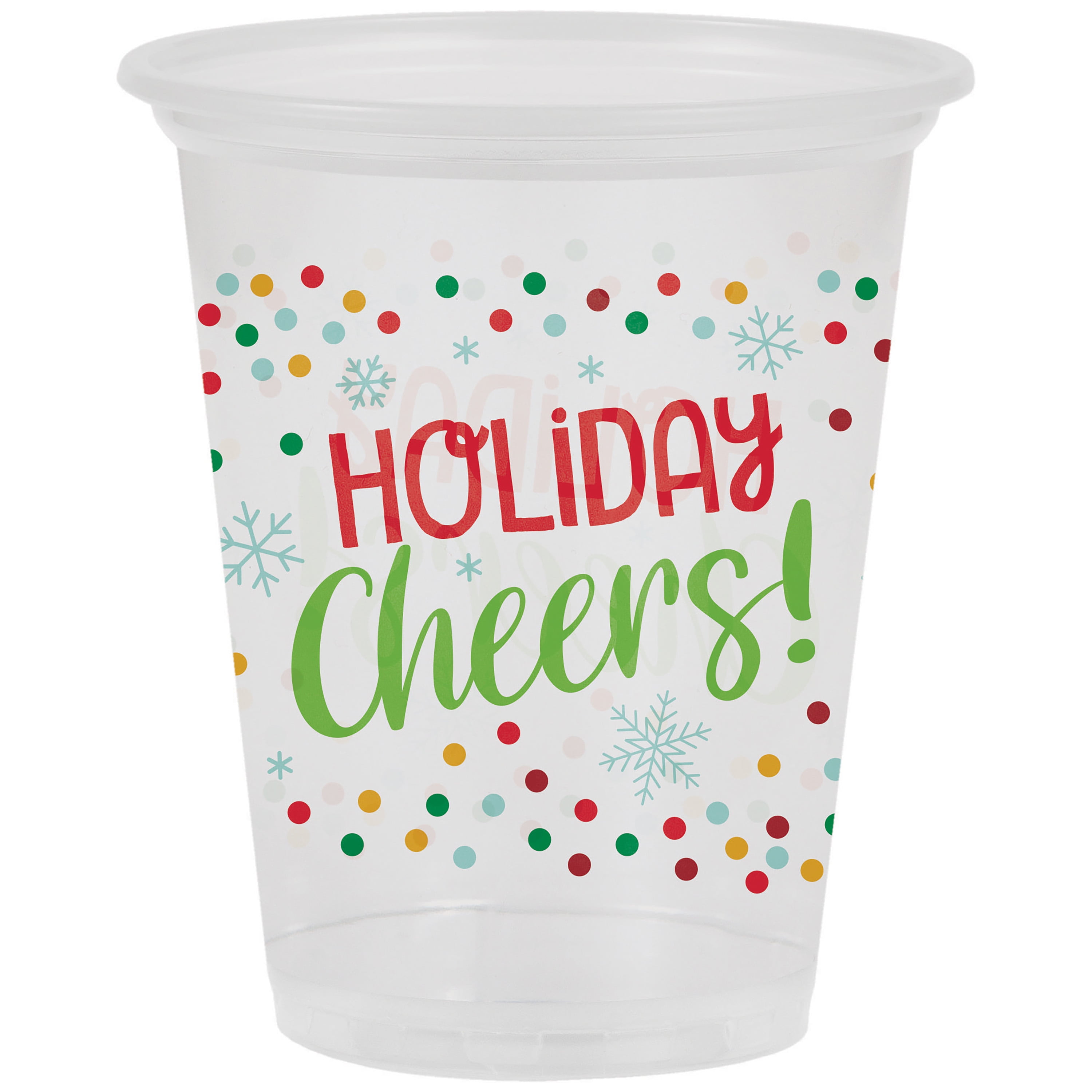 Sliner 24 Pack Christmas Plastic Cups 16oz Reusable Clear Plastic Christmas  Cups Wish You A Merry Ch…See more Sliner 24 Pack Christmas Plastic Cups