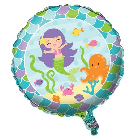 Creative Converting Mermaid Friends 18" Foil Balloon