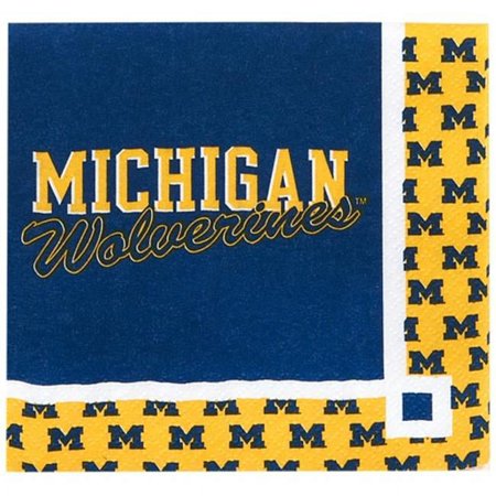 Creative Converting Michigan Wolverines Beverage Napkins