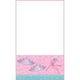 thumbnail image 1 of Creative Converting Modern Princess Party Blue Border Print Plastic Tablecloths, 1 of 1