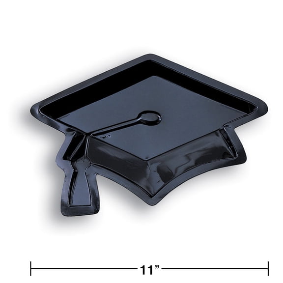 Creative Converting Mortarboard Shaped Plastic Tray