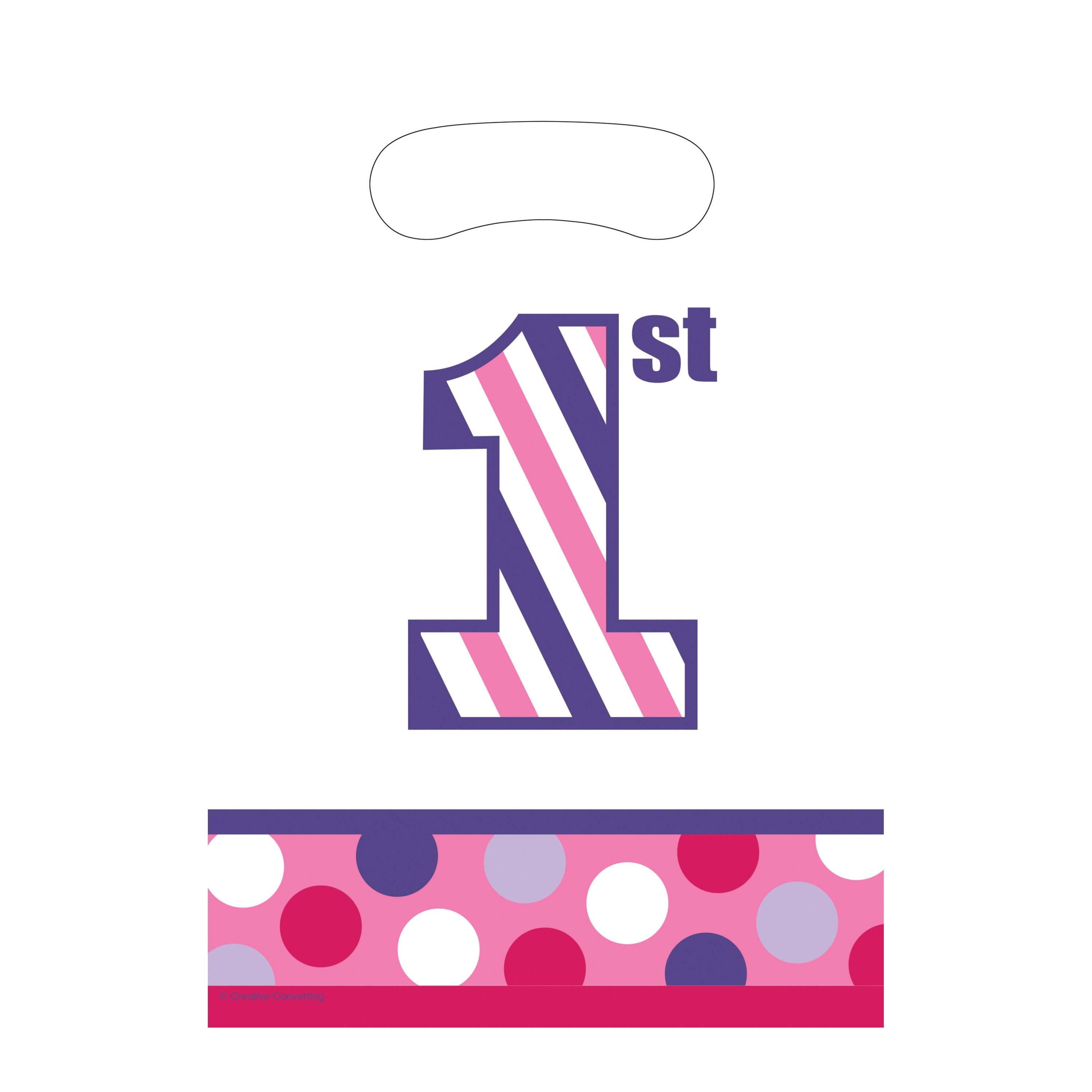 Creative Converting Multi-color Birthday Party Bags, 8 Count