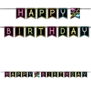 Creative Converting Multi-color Glow Ribbon Party Banner, 0.01" x 6"