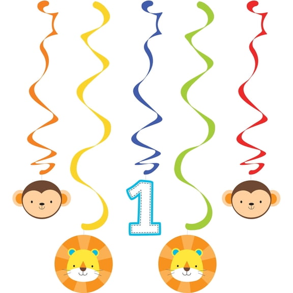 Creative Converting Multi-color Party Streamers, 5 Count