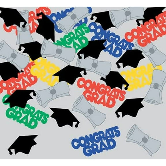 Creative Converting Multi-color Solid Print Graduation Confetti