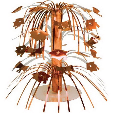 Creative Converting Cascade Graduation Centerpiece, Mini, Orange
