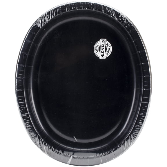 Creative Converting Oval Platter, 10" X 12", 8Pk