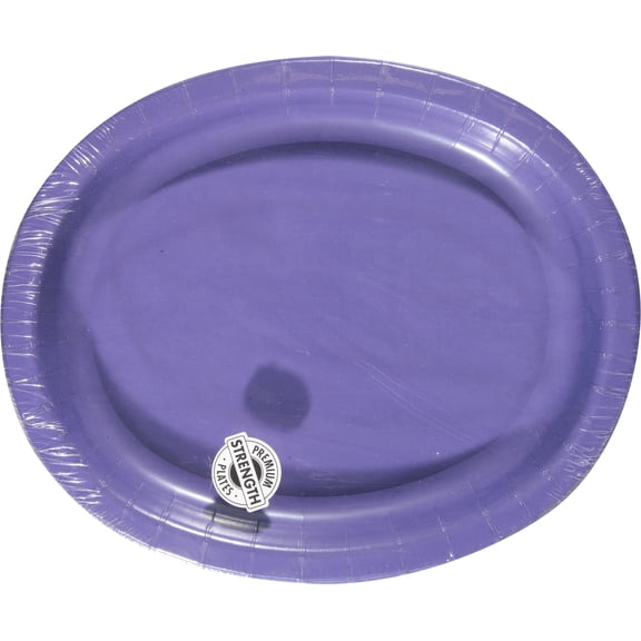 Creative Converting Oval Platter, 10" X 12", 8Pk