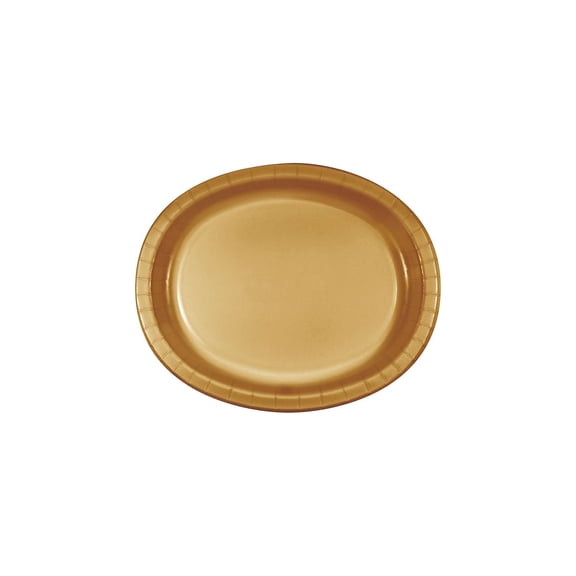Creative Converting Oval Platter, 10" X 12", 8Pk