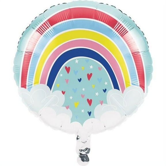 Creative Converting Over The Rainbow Metallic Balloon 18"