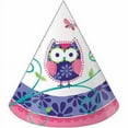 thumbnail image 1 of Creative Converting Owl Pal Birthday Party Hats, 8pk, 1 of 1