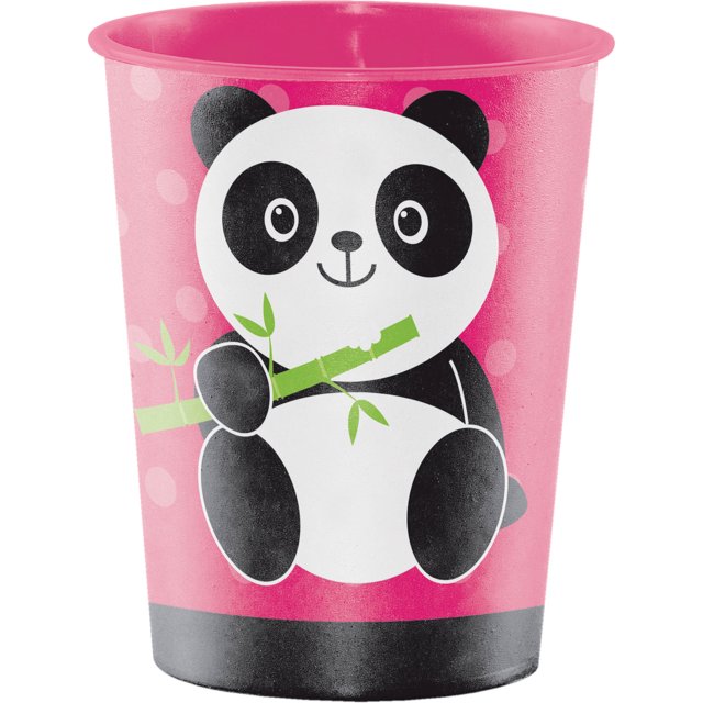 Creative Converting Panda Plastic Keepsake Cups, 8 count