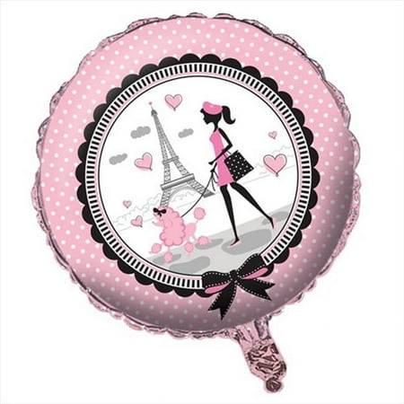 Creative Converting Party in Paris - Metallic Balloon - Case of 10