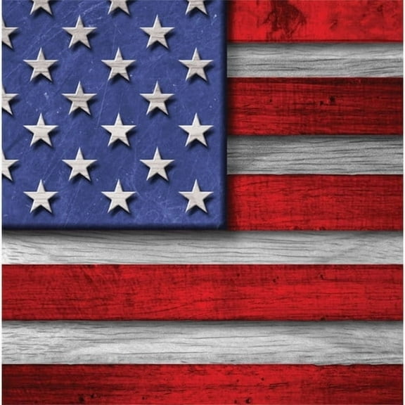 Creative Converting Patriotic Steel Beverage Napkins (Set of 18)