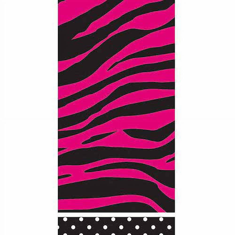 Creative Converting Pink Zebra Boutique Swankies, 10pk