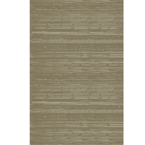 Creative Converting Plastic Tablecloth with Woodgrain Print, White