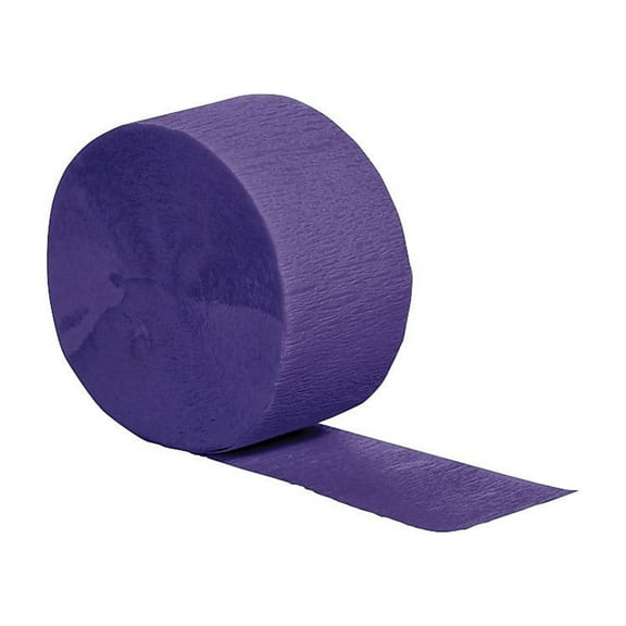 Creative Converting Purple Crepe Streamers 78130