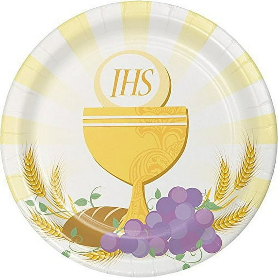 Creative Converting Religious 'Rise Above' Large Paper Plates, 8 Count