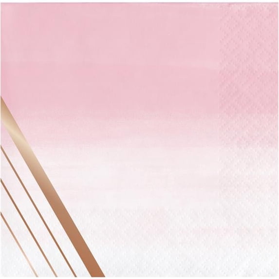Creative Converting 340048 Rose All Day 3-Ply Beverage Napkins, 16 Count